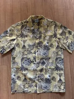 CABaN コットンブロード パレルモプリントハーフスリーブシャツ size M