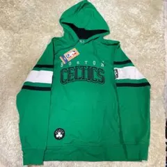 新品タグ付き Boston セルティックス パーカー グリーン XL