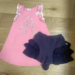 【ジルスチュアート】　ワンピース　フリルキュロット　セット　120のサムネイル