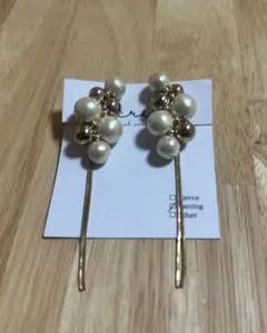 ゴールド　パール　ウェディング　イヤリング