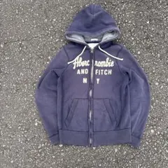 00s y2k アバクロ ロゴドン 鬼フェード ジップパーカー シティーボーイ