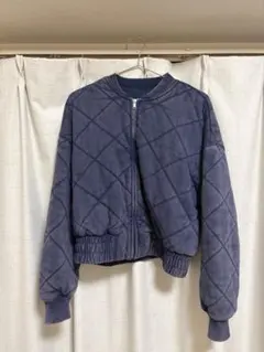 Gapキルティングジャケット ネイビー