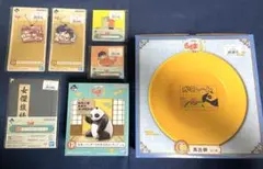 らんま1/2 一番くじ パンダ 風呂桶 & フィギュア &ノート ラバー セット