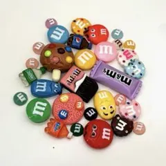 M&M'sキャラクター デコレーションパーツ チョコ　デコパーツ