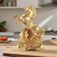 縁起物 木製　跳ね馬　馬 オブジェ 置物 アンティーク インテリア 楽天市場】跳ね馬 置物の通販