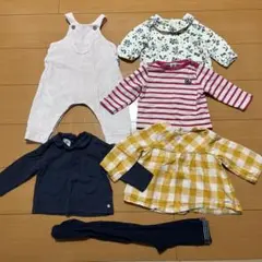 プチバトー　12m セット売り6点