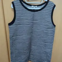niko and... ボーダー タンクトップ Lサイズ