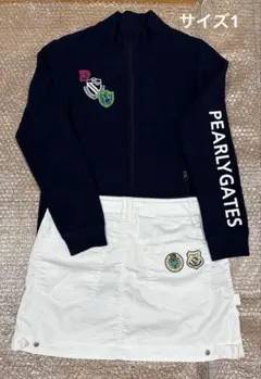 本日迄PEARLY GATESロゴ刺繍ワッペンフリーズ＋スカートサイズ1