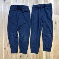 ユニクロ　ウルトラストレッチジョガーパンツ　ネイビー 長ズボン 2枚セット
