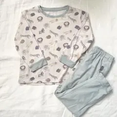 ユニクロ　パジャマ　リサラーソン　キッズ　2歳　3歳　ブルー　青