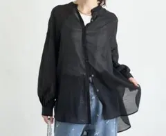 美品♦︎CIAOPANIC TYPY シアーシャツ 黒のサムネイル