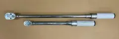 一瞬値下げ　スナップオン　3/8 1/2 トルクレンチ　中古　2本組のサムネイル