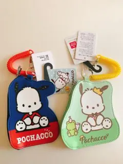 新品　サンリオ　ポチャッコ　パスケース　コインケース