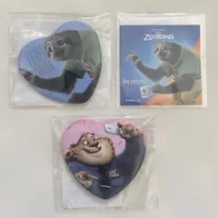 ズートピア クロウハウザー フラッシュ スクラッチ DMM 缶バッジ シール