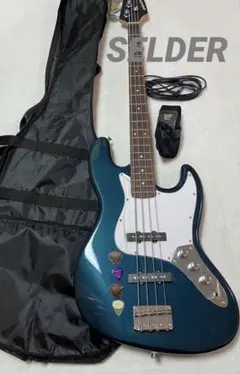 美品 SELDER ベース ジャズベースタイプ 初心者入門セット 緑 - メルカリ