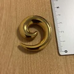 0G ゴールド　フック　ボディピアス