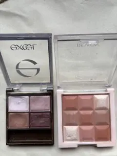 Excel &レブロン☆アイシャドウパレット茶系