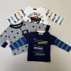 長袖Tシャツ 80cm 3着セット