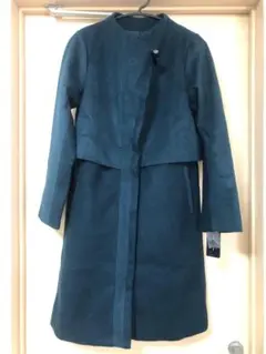 espace de calma ダークグリーン ロングコート 新品