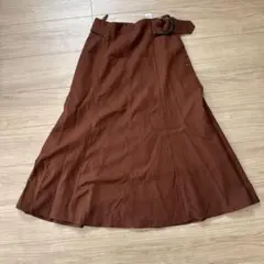 MOUSSY ベルト付きフレアスカートのサムネイル