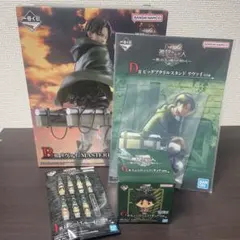 進撃の巨人B賞 リヴァイ フィギュア & アクリルスタンド