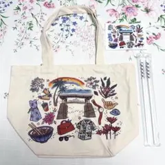新品 ハワイ トートバッグ 箸 シール 3点セット
