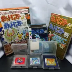 ポケットモンスター 赤・金・銀 ソフトと攻略本セット