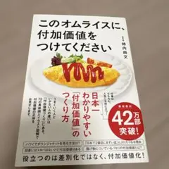 このオムライスに、付加価値をつけてください