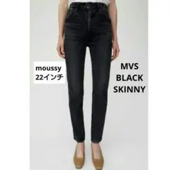 moussy MVS ブラックスキニー デニム ジーンズ ブラック 22インチのサムネイル