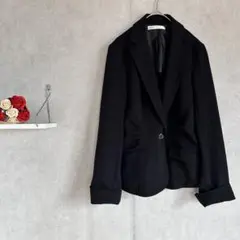 リンクイットオール　黒 テーラードジャケット　サイズ40