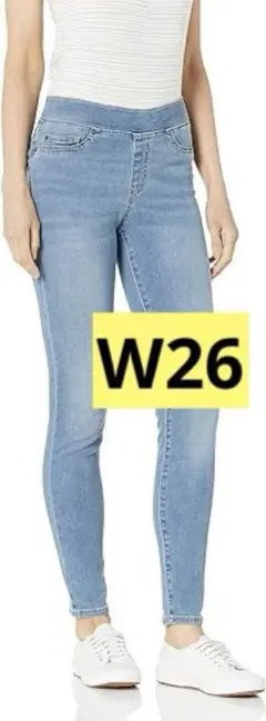 プルオン ジェギング パンツ ストレッチ レディース　W26