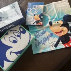 ミッキーのバスタオル&ハンドタオルセット