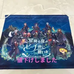 からぴち魔法学園 彗星降る夜ピーチ座に願いを タペストリー - メルカリ