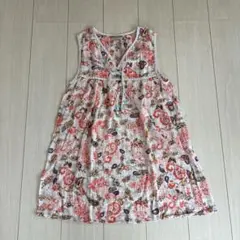 MALAIKA ノースリーブ 花柄 インド製のサムネイル