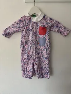 RAG MART 花柄ロンパース ピンク系