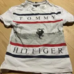 TOMMY HILFIGER ホワイト Tシャツ 122 半袖