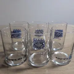 新品未使用 サントリー ビール グラス（純生）6個セット 昭和レトロ