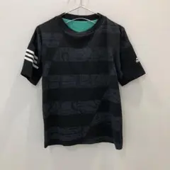 J772 adidas 黒 半袖スポーツウェア メンズ XS