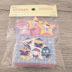 BOX付きステッカー　フレークシール　クレヨンしんちゃん　サンリオ