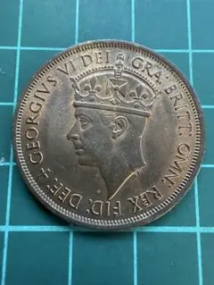 外国硬貨 ジャージー島 1945年 1/12シリング銅貨