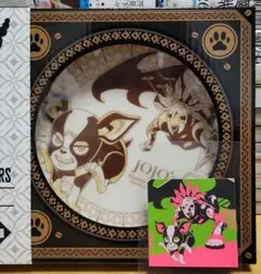 ジョジョの奇妙な冒険　スシロー　コラボ　イギー　プレート&ステッカー