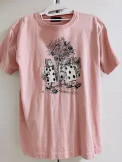 【9/20まで最終値下げ】不思議の国のアリス トランプ兵 Tシャツ 半袖　ピンク