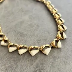【美品】NINA RICCI ニナリッチ ネックレス ぷっくりハート チェーン