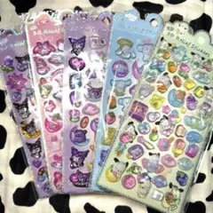 マイメロ　ポチャッコ　クロミ　シナモンロール　ボンボンドロップシール　サンリオ