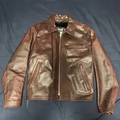 ★希少★Schott シングルライダース 本革 ベージュ Lサイズ レザー 2025年最新】schott シングル ライダースの人気アイテム - メルカリ