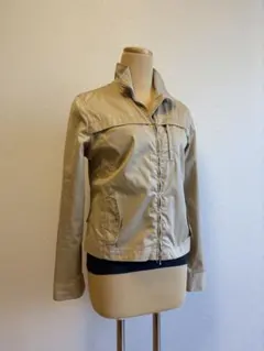 【中古品】PIAZZA SEMPIONE ベージュ ジッパー付き ジャケット