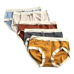 新品❣️レディーショーツ 5枚セット 抗菌 防湿 防臭 通気性 リボン