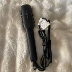 SALONIA ブラシヘアアイロン ブラック