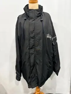 Stussy ブラック ナイロンジャケットUtility Jacket L - メルカリ