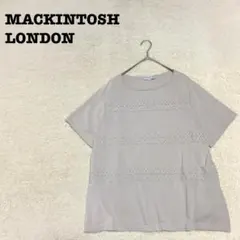 DE0629【マッキントッシュロンドン】サマーニット【44】レース 大きいサイズのサムネイル